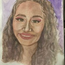 Mi Proyecto del curso: Retratos en acuarela: captura la personalidad de tu modelo. Fine Arts, Painting, Watercolor Painting, and Portrait Drawing project by Vero Bustamante - 09.13.2021