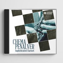 Diseño CD para el galardonado clarinestista Chema Peñalver. Un projet de Design , Photographie, Design graphique, Packaging, T, pographie , et Retouche photographique de Anna Mingarro Mezquita - 01.08.2019