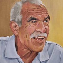 Turkish man. Artes plásticas, Desenho de retrato, e Pintura a óleo projeto de Begoña Blázquez Parro - 07.09.2021