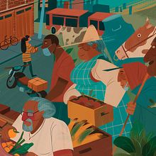 Ilustraciones proyecto DEJUSTICIA. Traditional illustration, Drawing, and Digital Drawing project by Felipe Rodriguez - 09.13.2021
