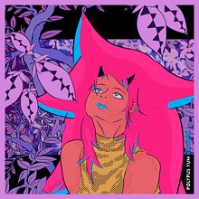 Luna perspicaz | ilustración de personaje. Traditional illustration, and Concept Art project by Eduardo H.B - 09.13.2021