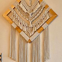 Mi Proyecto del curso: Introducción al tapiz de macramé. Un progetto di Design di accessori, Artigianato, Fiber Art e Macramè di Carol Farías Romero - 13.09.2021