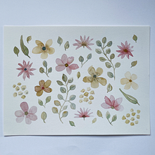 Mi Proyecto del curso: Estampados florales en acuarela con colores vibrantes. Un progetto di Illustrazione tradizionale, Pattern design, Pittura ad acquerello e Illustrazione botanica di Mariana Walker - 14.09.2021