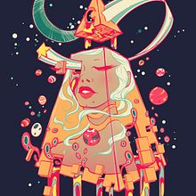 Don't Wake Me. Un progetto di Illustrazione digitale, Disegno digitale, Pittura digitale, Design e Illustrazione tradizionale di Tiffany Minsal - 04.01.2019