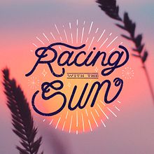 "Racing with the Sun" • Projet : Lettering publicitaire animé avec Procreate. Projekt z dziedziny  Animacja, Postprodukcja fotograficzna, T, pografia,  Kaligrafia, T, pografia, Liternictwo c i frowe użytkownika Clémentine Jeanne - 13.09.2021
