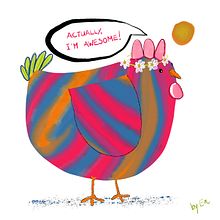 chicken stories Ein Projekt aus dem Bereich Traditionelle Illustration, Design von Figuren und Schrift von Esther Jongste - 23.03.2021