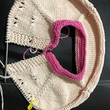 Cardigan Bárbara. Fiber Arts project by Diana Carolina Bancayán Arias - 10.21.2021