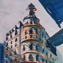 My project in Architectural Sketching with Watercolor and Ink course. Projekt z dziedziny Malowanie akwarelą,  R, sunek architektoniczn,  R, sunek atramentem, Sketching,  R, sunek i Sketchbook użytkownika Nazia Amin - 01.09.2021
