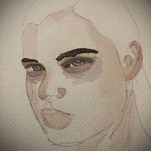 Mein Kursprojekt: Aquarellporträt mit fotografischem Vorbild. Un progetto di Illustrazione tradizionale, Pittura ad acquerello e Disegno di ritratti di monaarte - 15.09.2021