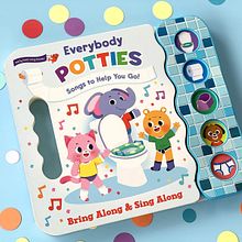 Everybody Potties. Songs to Help You Go!. Un progetto di Illustrazione tradizionale, Character design e Design di Pamela Barbieri - 15.09.2021