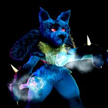 Lucario: Creación de pelo 3D con XGen de Maya . 3D, 3D Modeling, 3D Character Design, and 3D Design project by Julian Vargas Cataño - 09.12.2021