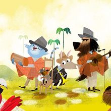 "La Rumba de los Animales" Revista Cucú. Traditional illustration, Character Design, and Digital Illustration project by John Joven - 12.01.2019