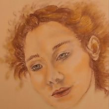 My project in Portrait Sketchbooking: Explore the Human Face course. Sketching, Drawing, Portrait Drawing, Artistic Drawing, and Sketchbook project by jerriej - 09.16.2021