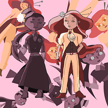 Proyecto final: Fábrica de personajes ilustrados. Sastres mágicos. Projekt z dziedziny Trad, c, jna ilustracja, Projektowanie postaci, Ilustracja c, frowa, Ilustracje dla dzieci i Narracja użytkownika Fani Guevara - 16.09.2021