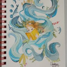 Curso: Técnicas de acuarela para ilustraciones de ensueño. Traditional illustration, Drawing, Watercolor Painting, and Editorial Illustration project by Shirley Jasive Martínez Wong - 09.16.2021