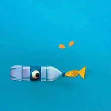 Two plastic bottles become a monster. Stop Motion, Animation, and Motion Graphics project by chaker kalai - 09.09.2021