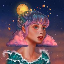 My project in Digital Fantasy Portraits with Photoshop course. Traditional illustration, Drawing, Digital Illustration, Portrait Drawing, Digital Drawing, and Digital Painting project by petronela.rosca - 09.16.2021
