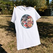 T-shirt FUNGHI. Arts, and Crafts project by Giulia Tosi - 09.16.2021