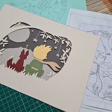 Mi Proyecto del curso: Papercut: crea escenas de papel con profundidad. Projekt z dziedziny Trad, c, jna ilustracja, Craft, Grafika ed, torska, Papercraft, Stor, telling,  Introligatorstwo, Ilustracje dla dzieci i DIY użytkownika L J - 16.09.2021