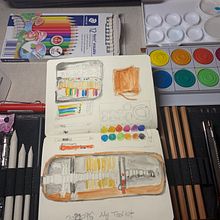 My project in Artistic Watercolor Sketching: Dare to Express Your Ideas course. Traditional illustration, Sketching, Creativit, Drawing, Watercolor Painting, and Sketchbook project by mitsi - 09.16.2021