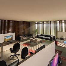 Oficinas Leasing. Interior Architecture, Interior Design, Decoration, Interior Decoration, and Retail Design project by Rodrigo Pantoja - 09.16.2021