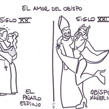 El amor del Obispo antes y ahora. Projekt z dziedziny Pisanie, Komiks,  R i sunek użytkownika esther_name - 16.09.2021