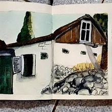 Sketching Ithaca . Projekt z dziedziny Sketchbook,  R i sunek użytkownika Lydia Veneri - 16.09.2021