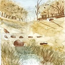 Meu projeto do curso: Paisagens naturais em aquarela. Un progetto di Belle arti, Pittura e Pittura ad acquerello di Vanessa Kalil Cabello Ferraz Araujo - 16.08.2021