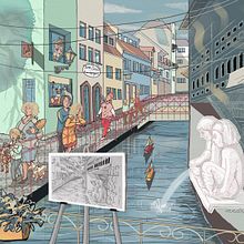 My project in Architectural Illustration: Capture a City’s Personality course Ein Projekt aus dem Bereich Traditionelle Illustration, Architektur, Zeichnung, Digitale Illustration und Architektonische Illustration von Andrea Snuggs - 17.09.2021