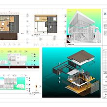 Mi Proyecto del curso: Diseño y modelado arquitectónico 3D con Revit Ein Projekt aus dem Bereich 3D, Architektur, Innenarchitektur, 3-D-Modellierung, Digitale Architektur und ArchVIZ von geragarcia685 - 16.09.2021