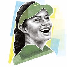 Emma Radacanu Ein Projekt aus dem Bereich Traditionelle Illustration, Porträtzeichnung, Bleistiftzeichnung und Verlagsdesign von Paul Ryding - 12.09.2021