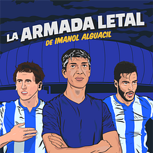 La Armada Letal de Imanol Alguacil. Traditional illustration, Graphic Design, and Music project by Adrián Hakim - 09.17.2021