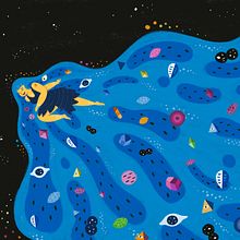 Daughter of the cosmos Mk.II. Een project van Traditionele illustratie van Raúl González - 31.07.2021