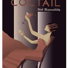 My project in Art Deco Style for Digital Illustration course. Traditional illustration, Fine Arts, Poster Design, and Digital Illustration project by Johanna Körner - 09.17.2021