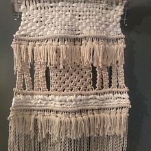 Mi Proyecto del curso: Introducción al macramé: creación de un tapiz decorativo. Accessor, Design, Arts, Crafts, Interior Design, Decoration, Fiber Arts, and Macramé project by taniay_manzur - 09.17.2021