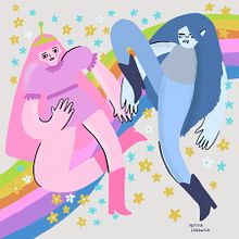 Cartoon Network -  Girls drawing Girls campaign. Un proyecto de Ilustración tradicional de Pepita Sandwich - 28.02.2020