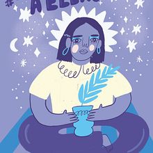 Buy from her - Facebook Latam. Un proyecto de Ilustración tradicional de Pepita Sandwich - 29.02.2020