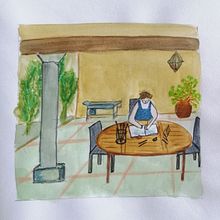Mon projet du cours : Carnet de croquis pour explorer votre style de dessin. Un proyecto de Ilustración tradicional, Bocetado, Creatividad, Dibujo, Pintura a la acuarela, Sketchbook y Pintura gouache de Douce Molina - 18.09.2021