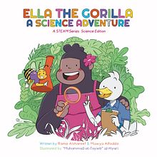 Ella the Gorilla | Children's Book Cover Illustration. Un progetto di Illustrazione infantile, Illustrazione tradizionale, Illustrazione digitale e Illustrazione editoriale di "Muhammad at-Tayieb" al-Hyari - 18.09.2021