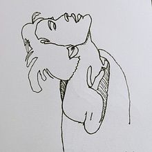 Blind Contour Drawing . Un progetto di Illustrazione tradizionale di Richard - 16.09.2021