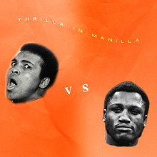 THRILLA IN MANILLA - My project in Animation for Typographic Compositions course. Animation, T, pograph, 3D Animation, Kinetic T, and pograph project by Younesse Moubarik - 09.16.2021