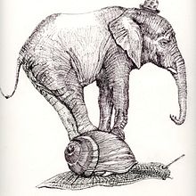 Mi Proyecto del curso: Ilustración surrealista con rotuladores. Traditional illustration, Pencil Drawing, Drawing, Realistic Drawing, Artistic Drawing & Ink Illustration project by LISA WILLIAMS GOODRICH - 09.19.2021