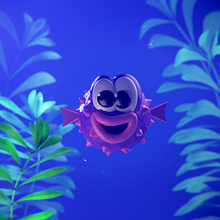 Baby Fish Loop  . 3D, Animație de caractere, animație 3D și modelare 3D de Angel Vazquez - 09.19.2021