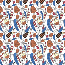 Pura playa. Un progetto di Illustrazione tradizionale, Design di accessori, Costume design, Pattern design, Fashion design e Stampa di Bárbara Ynojosa Volcán - 19.09.2021