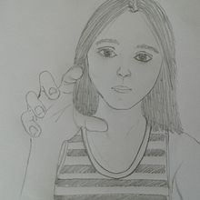 Retrato. Fine Arts, Sketching, Pencil Drawing, Drawing, Realistic Drawing, and Figure Drawing project by linimaz - 09.19.2021