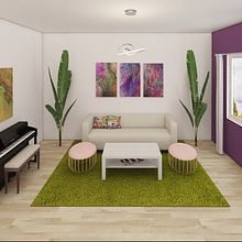 Salón. Interior Design, 3D Design & Interior Decoration project by Gracia Sánchez - 01.10.2021