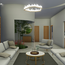 Mi Proyecto del curso: Diseño de interiores con líneas curvas . Un projet de Architecture d'intérieur, Décoration , et Décoration d'intérieur de jacqueline paoletti - 19.09.2021