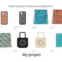 My project in Print-on-Demand for Creatives: Design and Sell Your Own Products course. Un proyecto de Gestión del diseño, Marketing, Gestión del Portafolio, Marketing Digital y e-commerce de Kristýna Hrášková - 20.09.2021