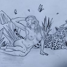 tão atraente quanto perigosa. Sketching, Pencil Drawing, Drawing, Realistic Drawing, and Figure Drawing project by Fabio Aquino - 09.17.2021