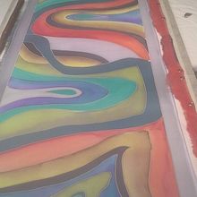 Il mio progetto del corso: Tecniche di pittura su seta. Painting, Fashion Design, DIY, Textile D, and eing project by Emanuela Sensalari - 09.20.2021